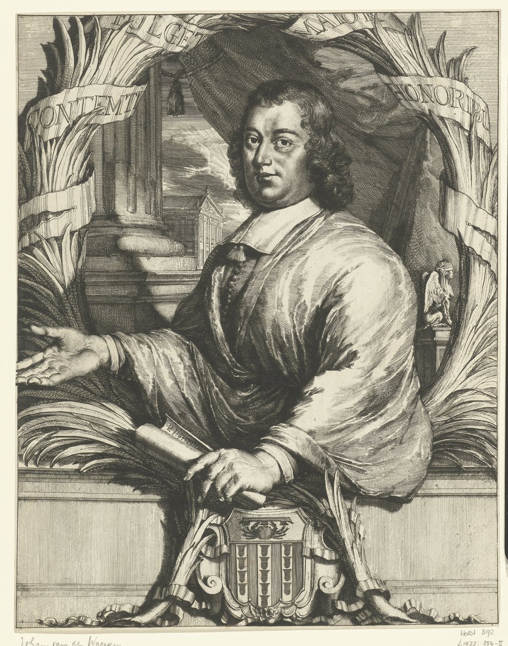 Portrét Johana van der Waeyena od Romeyn de Hooghe