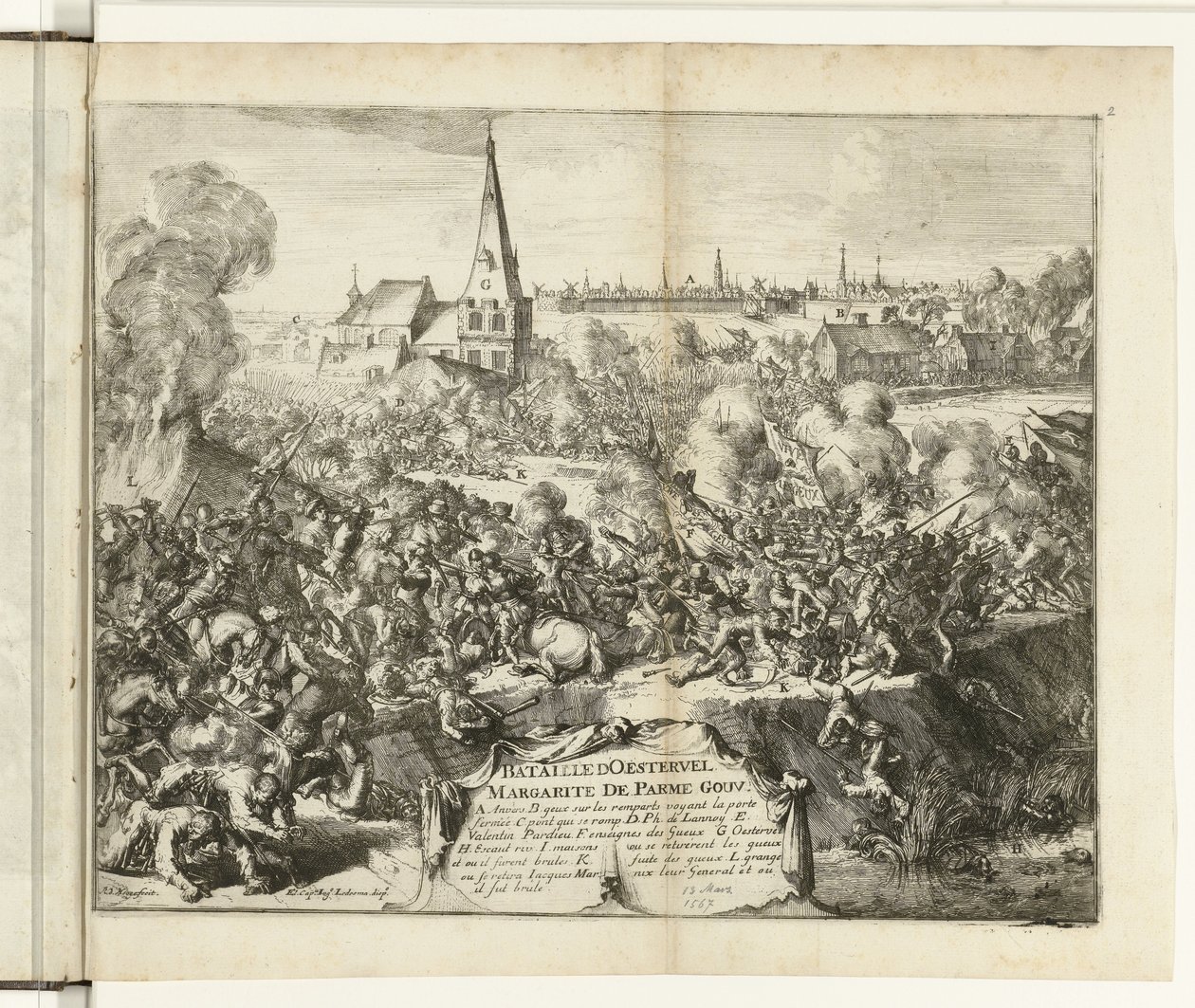 Bitva u Oosterweel, 1567 Bataille d