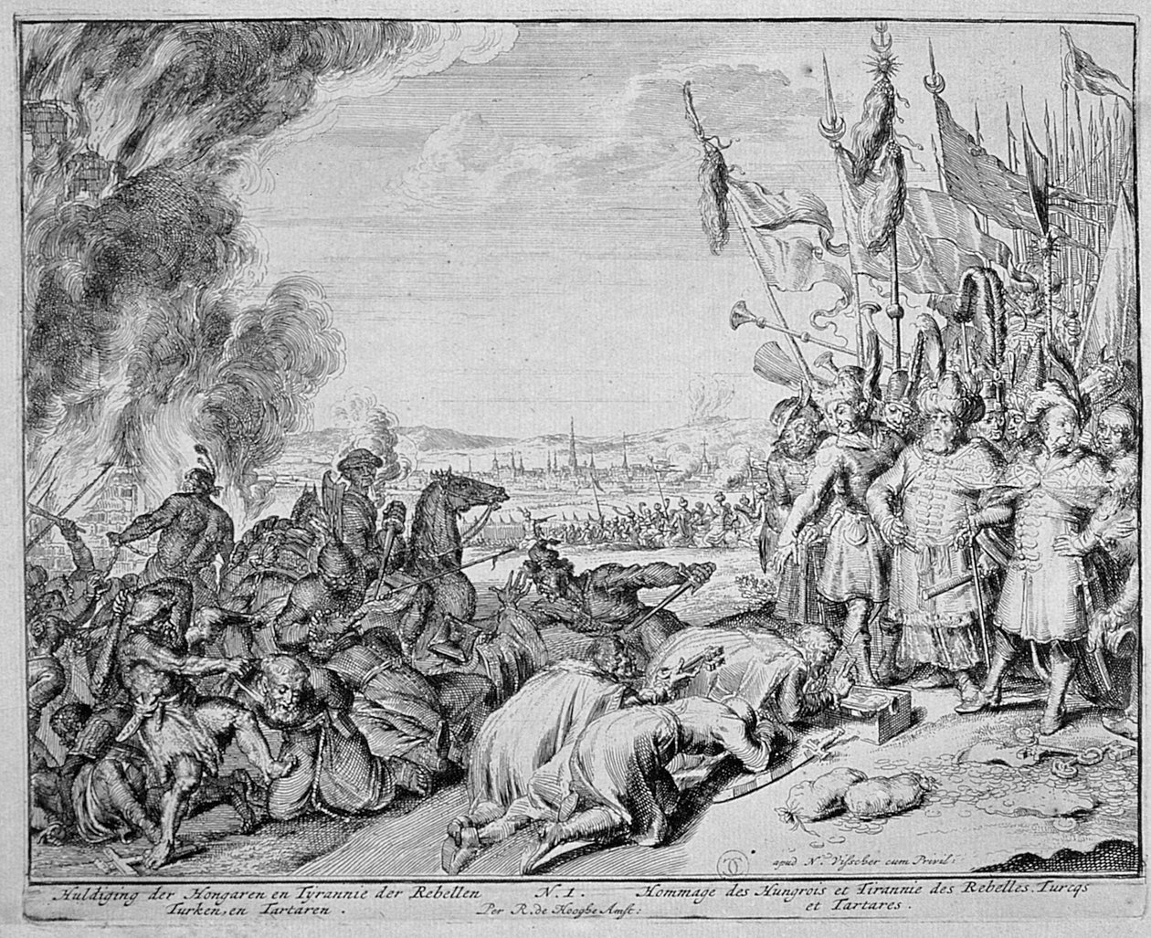 Vídeňský tiskový cyklus, Pocta Maďarům, 1683 od Romeyn de Hooghe