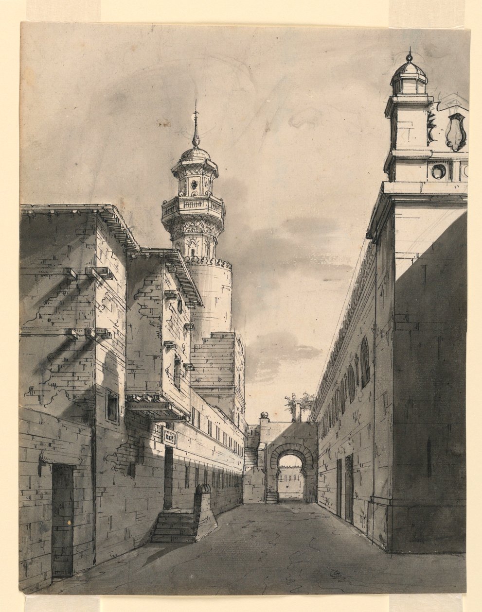Scéna, Orientální ulice od Romolo Achille Liverani