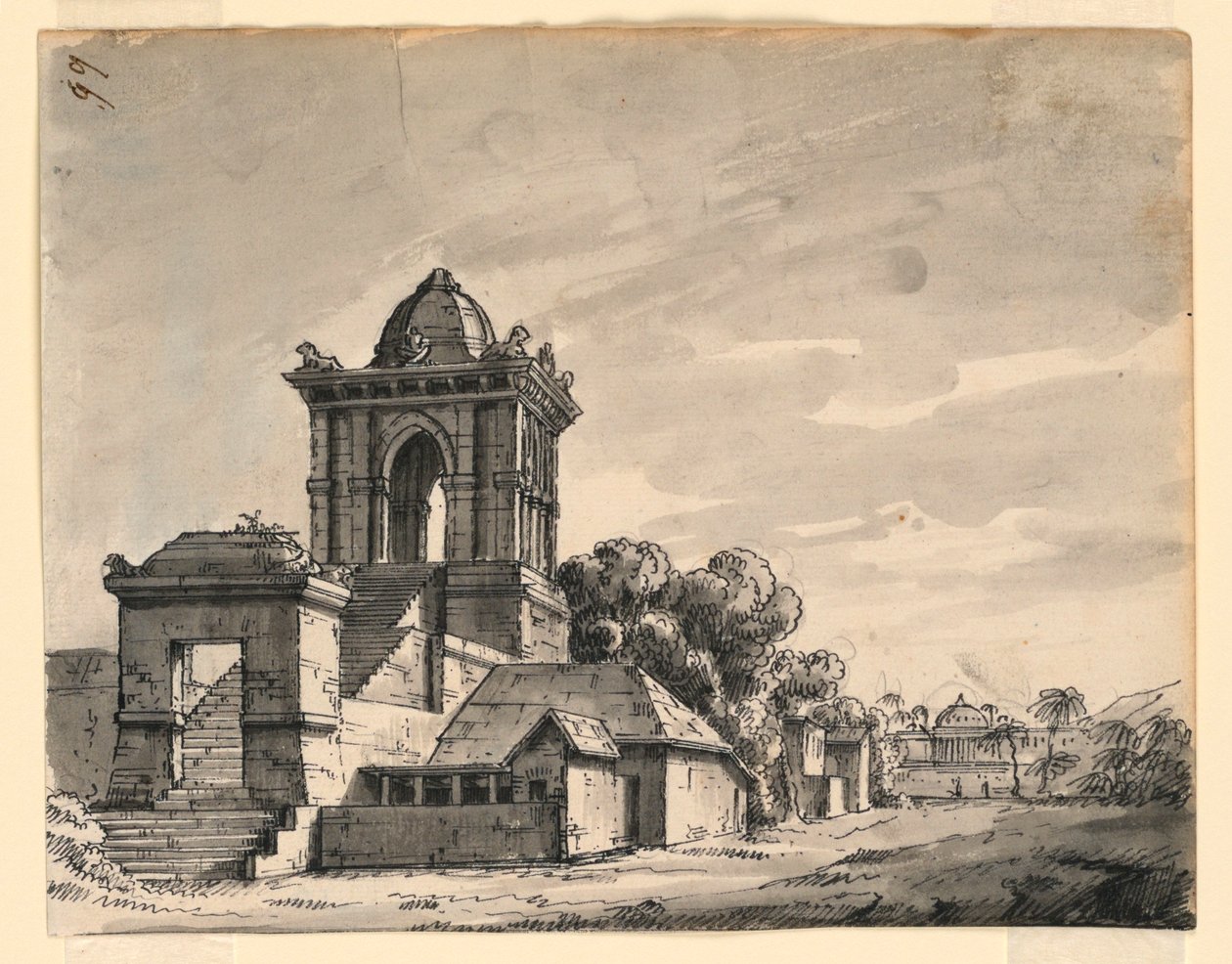 Scénografie, pavilony a drobné stavby od Romolo Achille Liverani