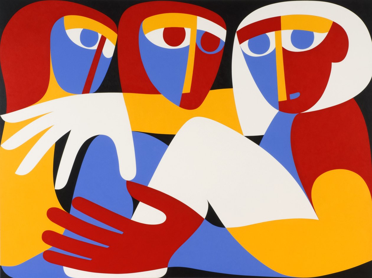 Till Light Arise, 1988 (akryl na palubě) od Ron Waddams