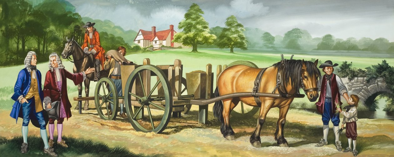 Dny Daniela Defoea (1660-1731) (kvaš na papíře) od Ron Embleton