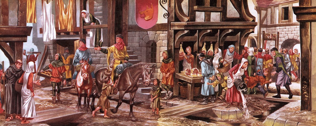 Za časů našich předků: London Town od Ron Embleton