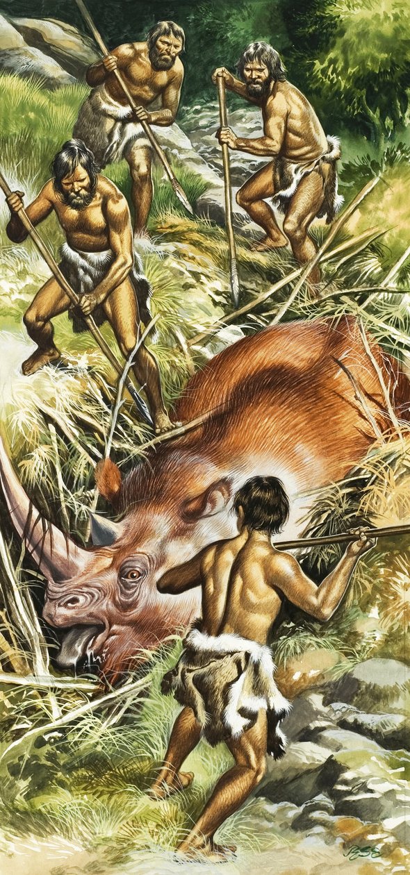 Prehistoričtí lovci od Ron Embleton