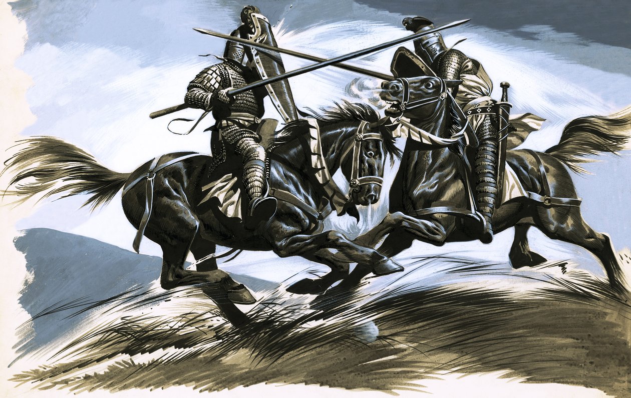 Roland a Oliver, přátelé bojovníků od Ron Embleton