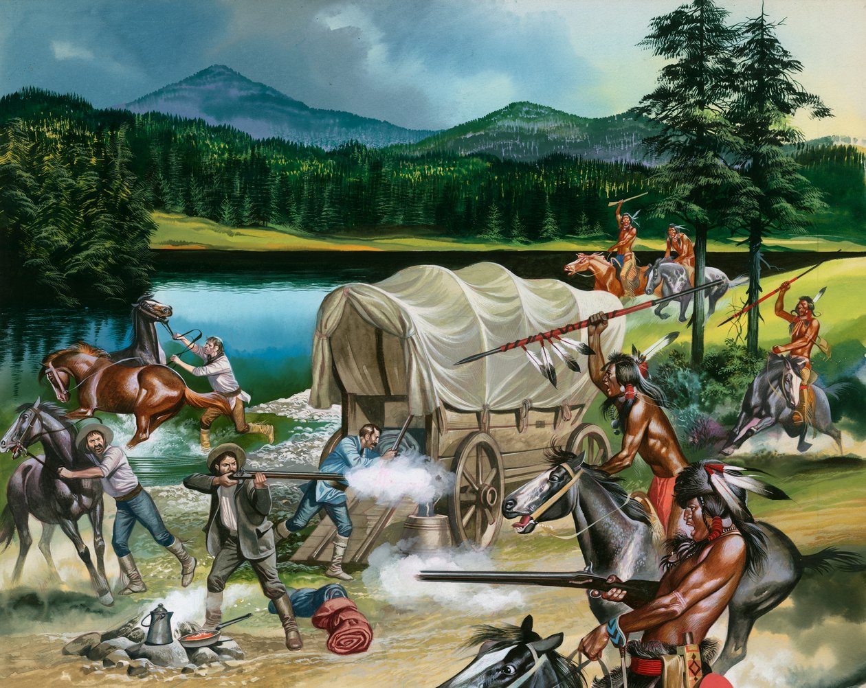 Když jel rudý muž: Nez Perce od Ron Embleton