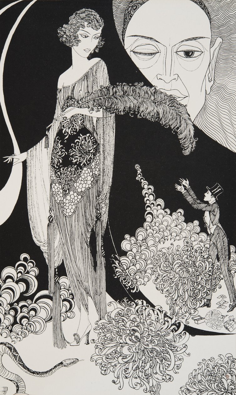 Ilustrace z Rubáiyátu Omara Khayyama, 1920 od Ronald Balfour