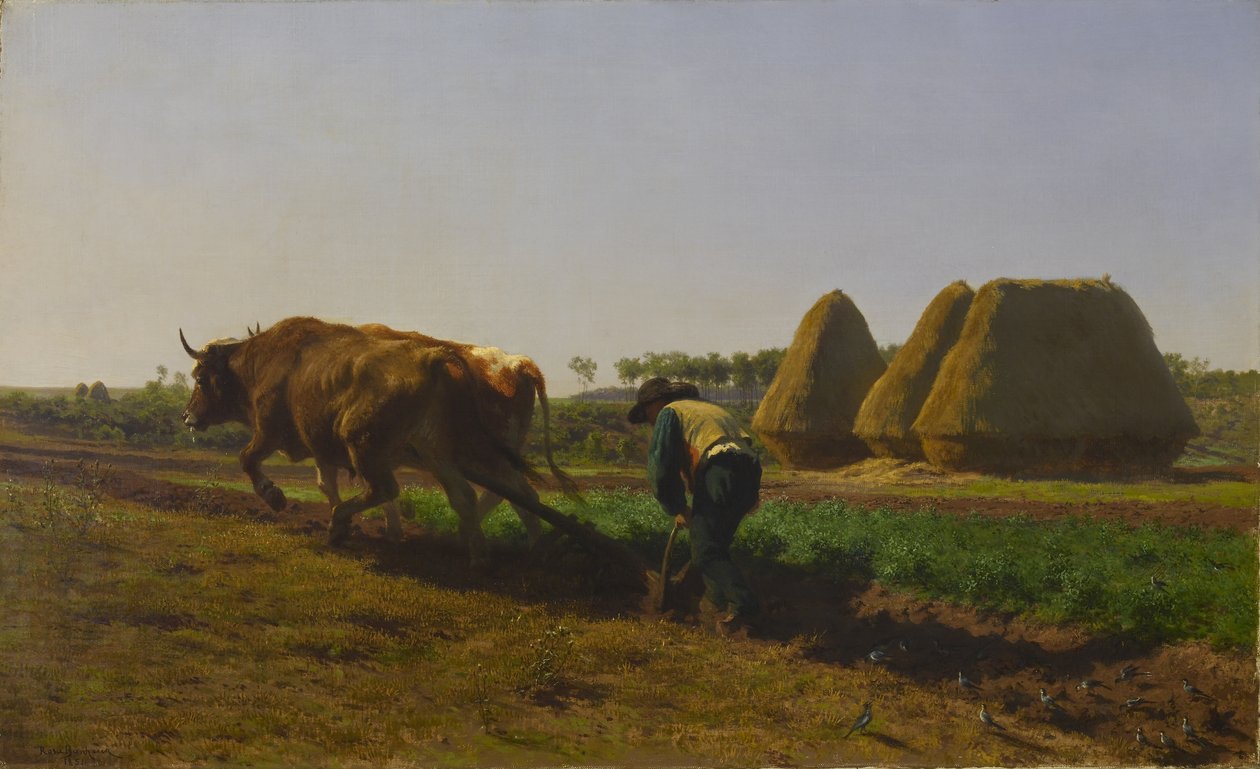 Scéna z orby od Rosa Bonheur