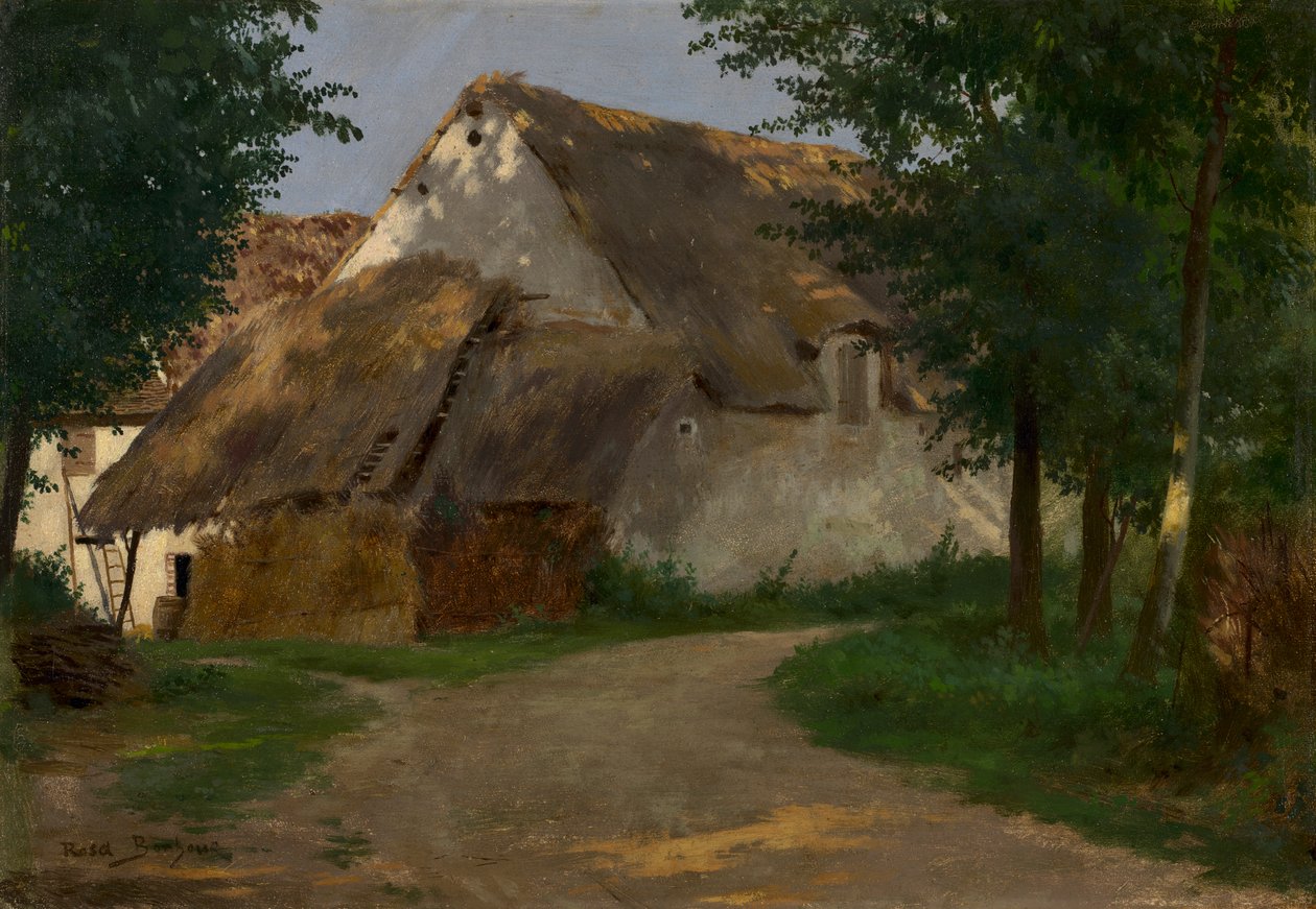 Farma u vchodu do lesa od Rosa Bonheur