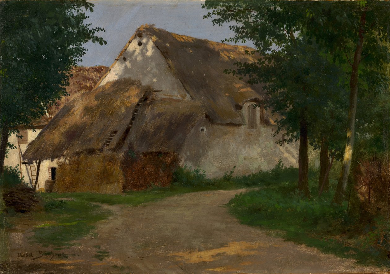 Farma u vchodu do lesa, 1860-1880 od Rosa Bonheur