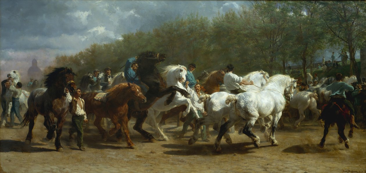 Koňská pouť, 1852-55. od Rosa Bonheur