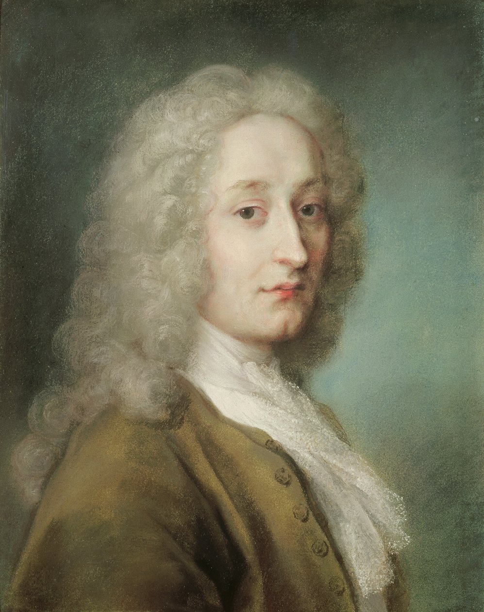 Portrét Antoine Watteau (1684-1721) (pastel na papíře) od Rosalba Giovanna Carriera