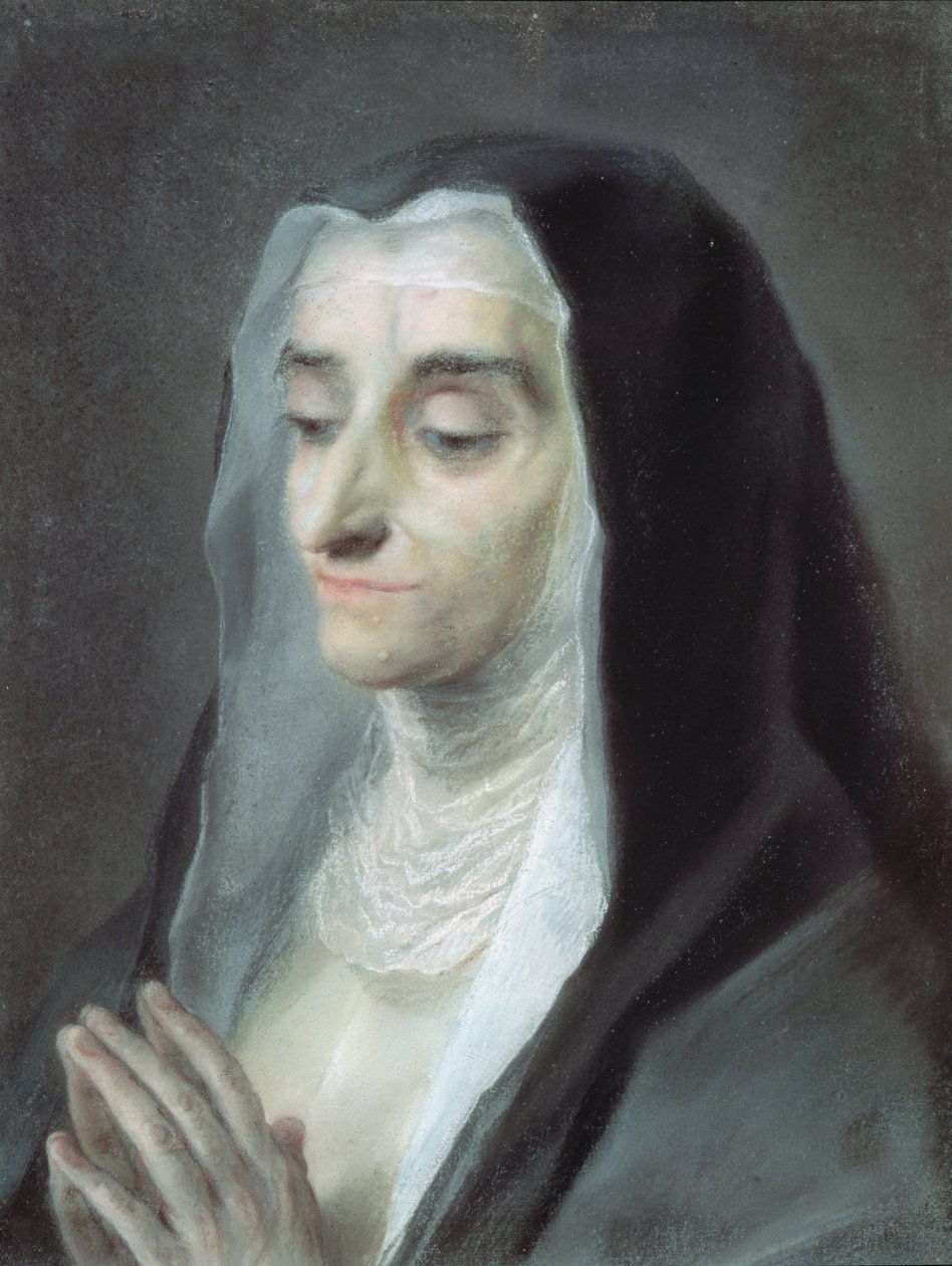 Sestra Maria Caterina, 1732 (pastel) od Rosalba Giovanna Carriera