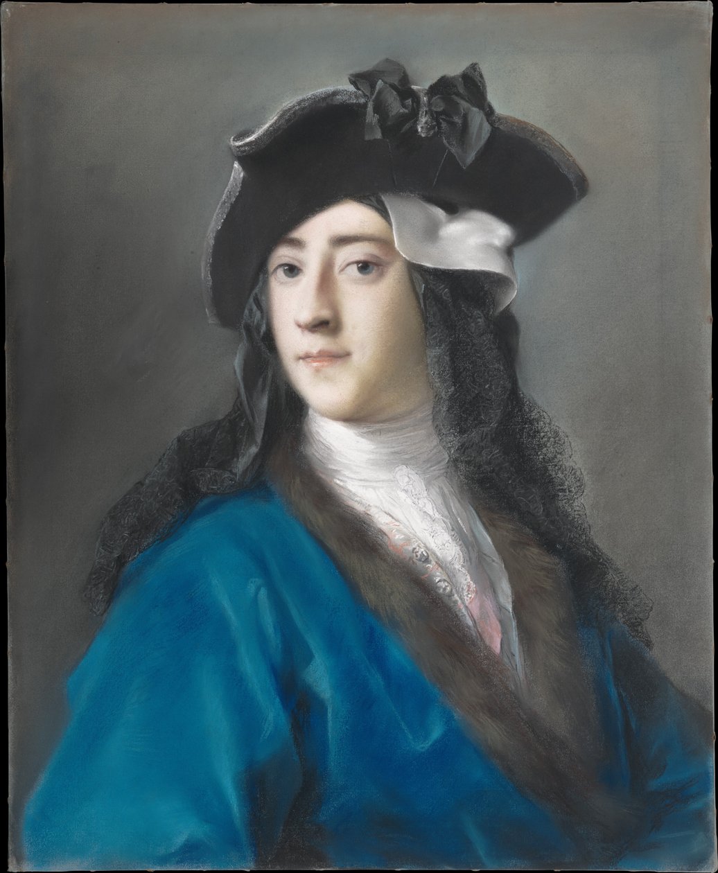 Gustavus Hamilton (1710-1746), druhý vikomt Boyne, v maškarním kostýmu od Rosalba Carriera