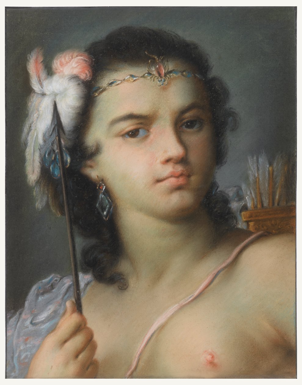 Personifikace Ameriky od Rosalba Carriera