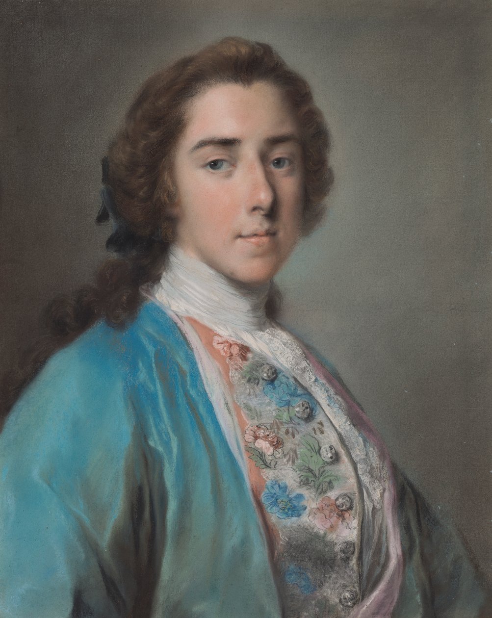 Portrét Henryho Fiennese Pelham-Clintona, devátého hraběte z Lincolnu a druhého vévody z Newcastlu od Rosalba Carriera