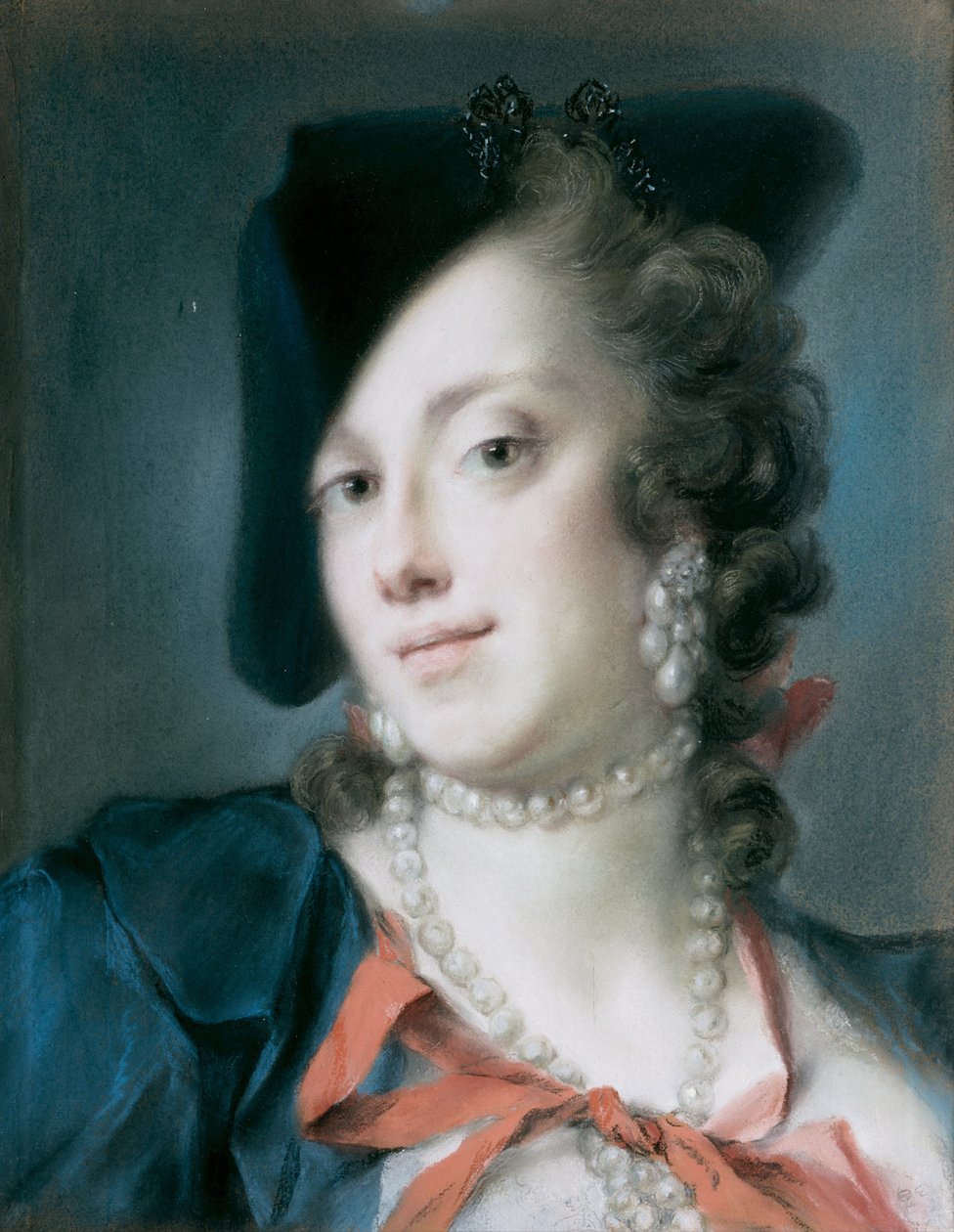 Benátská dáma z domu Barbarigo Caterina Sagredo Barbarigo, cca 1735-1739 od Rosalba Giovanna Carriera