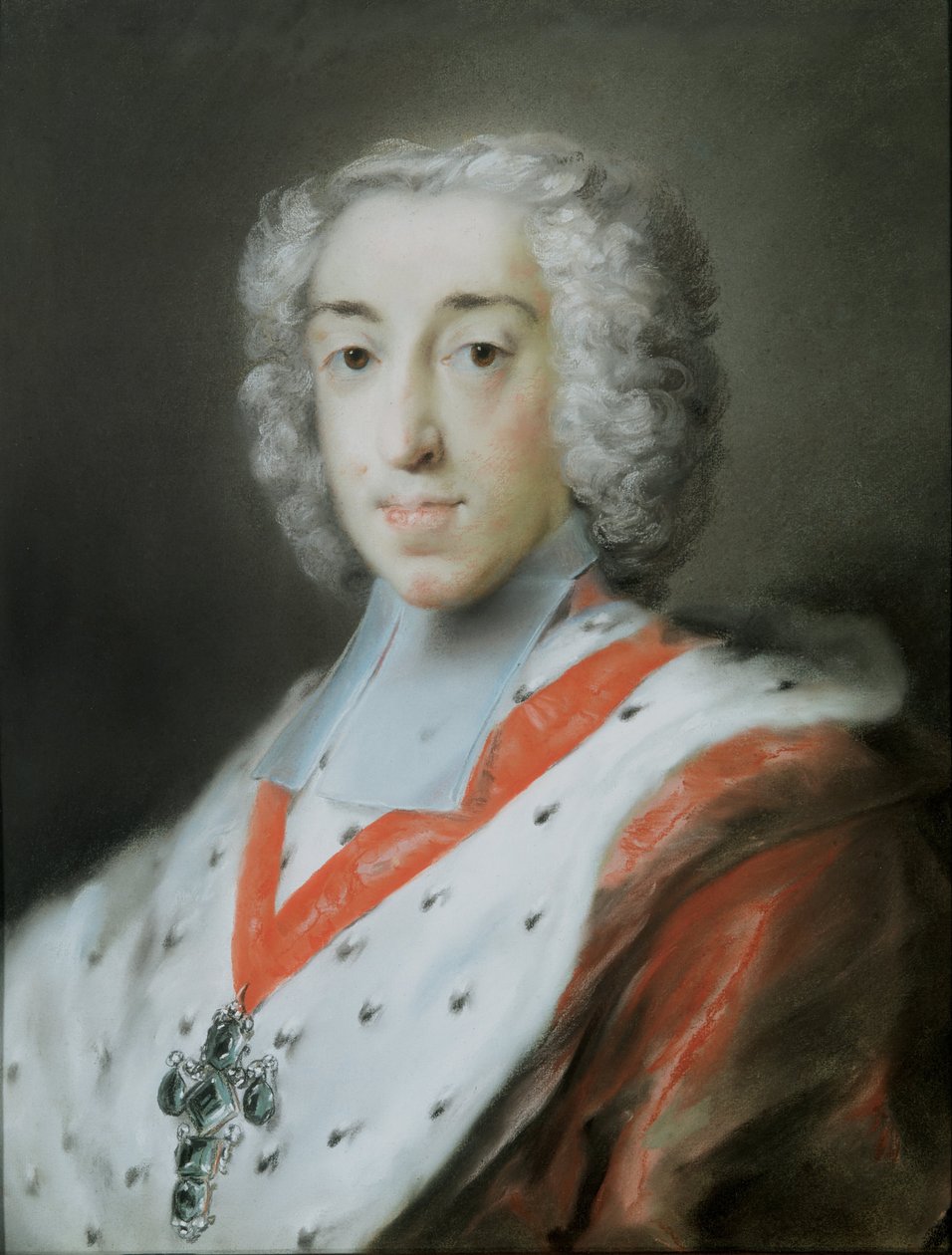 Clemens August Bavorský 1700-1761, 1727 od Rosalba Giovanna Carriera