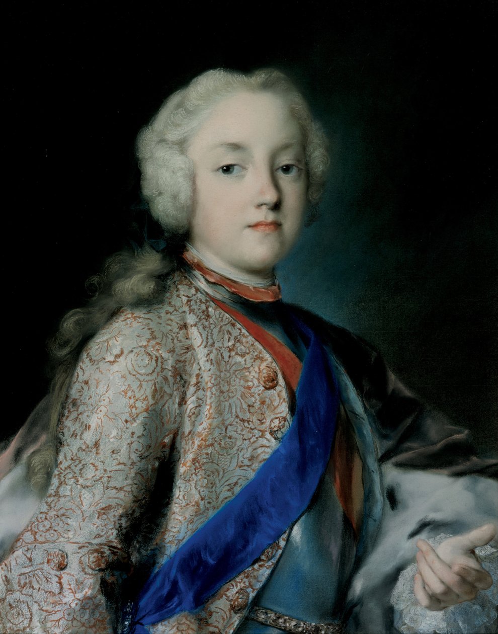 Korunní princ Frederick Christian Saský 1722-1763, 1739-1740 od Rosalba Giovanna Carriera