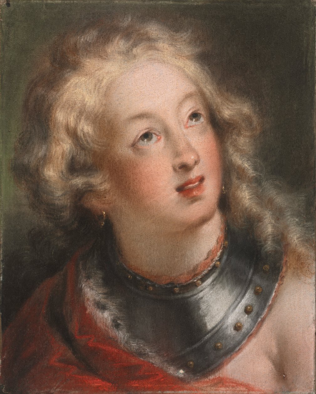 Hlava ženy, první polovina 18. století. od Rosalba Giovanna Carriera