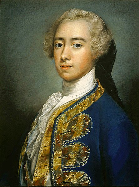 Portrét lorda svatého Jiří (olej na plátně) od Rosalba Giovanna Carriera