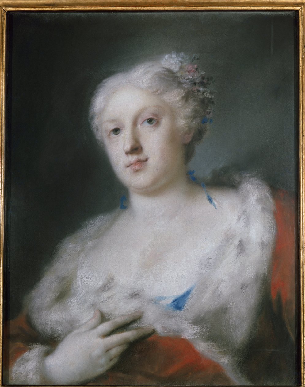 Autoportrét (Autoportrét) Malba od Rosalby Carriera (1675-1757) Turín, Galleria Sabauda od Rosalba Giovanna Carriera