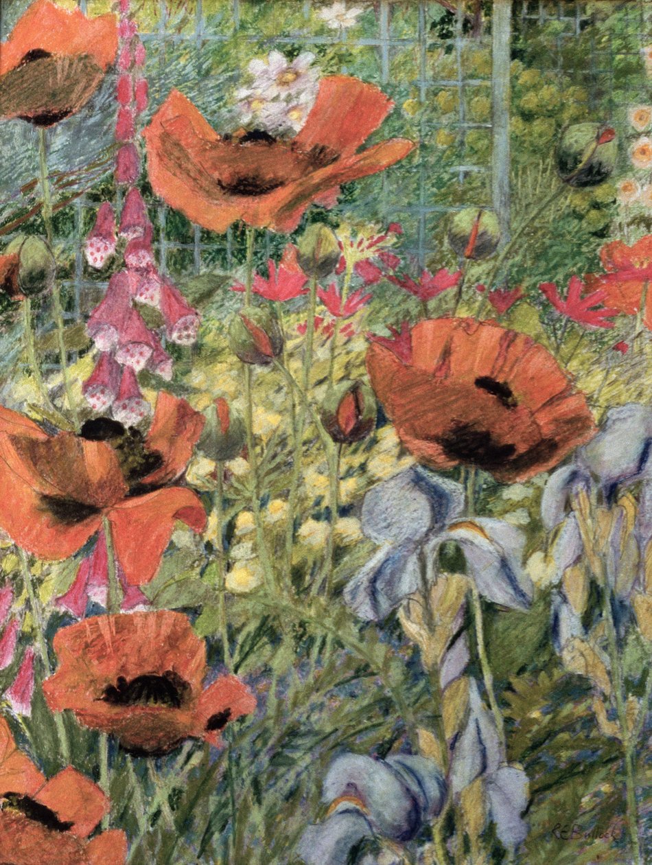 Orientals (olej a pastel na papíře) od Rosalie Bullock