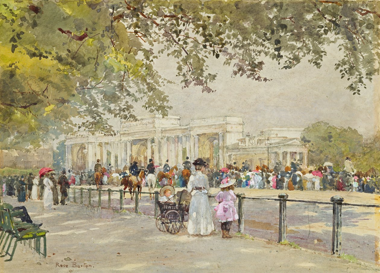Hyde Park: Čekání na honorář (wc na papíře) od Rose Maynard Barton