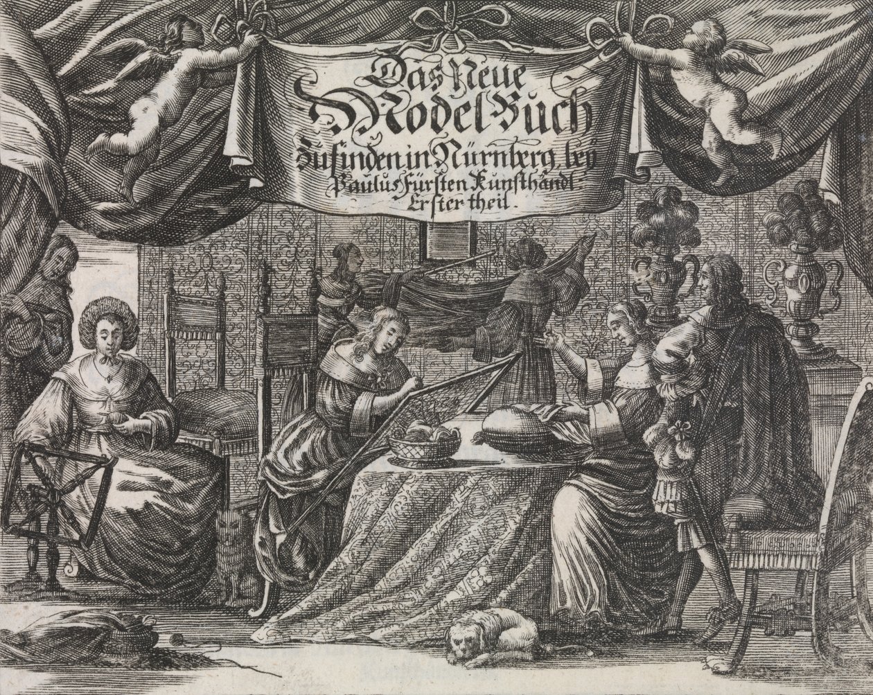 Nová modelová kniha. . .První díl, cca 1660. od Rosina Helena Fürst