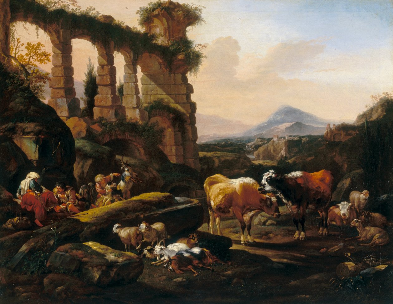 Pastorační scéna od Ross Johann