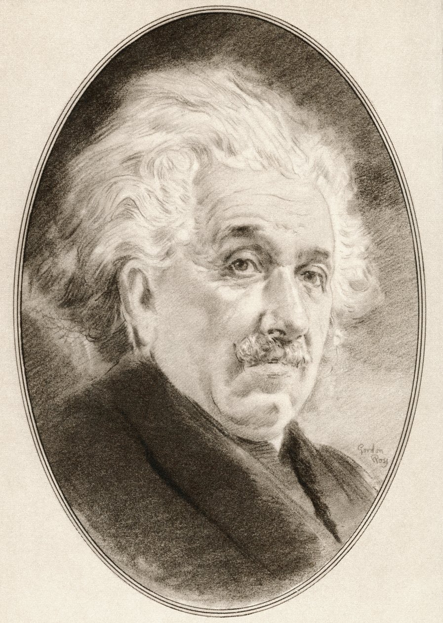 Albert Einstein z Živé biografie velkých vědců. od Ross Gordon