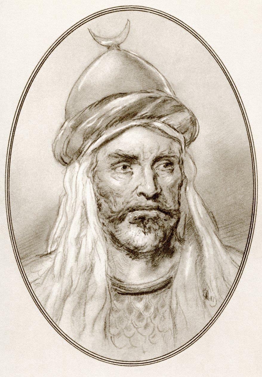 An-Nasir Salah ad-Din Yusuf ibn Ayyub, z Živé biografie slavných vládců. od Ross Gordon