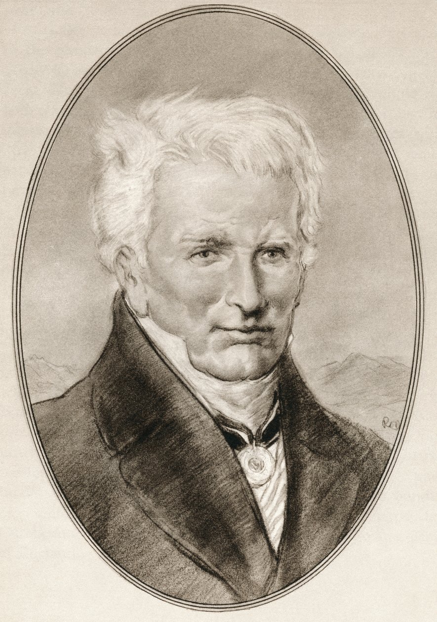 Friedrich Wilhelm Heinrich Alexander von Humboldt, z Živé biografie slavných mužů. od Ross Gordon