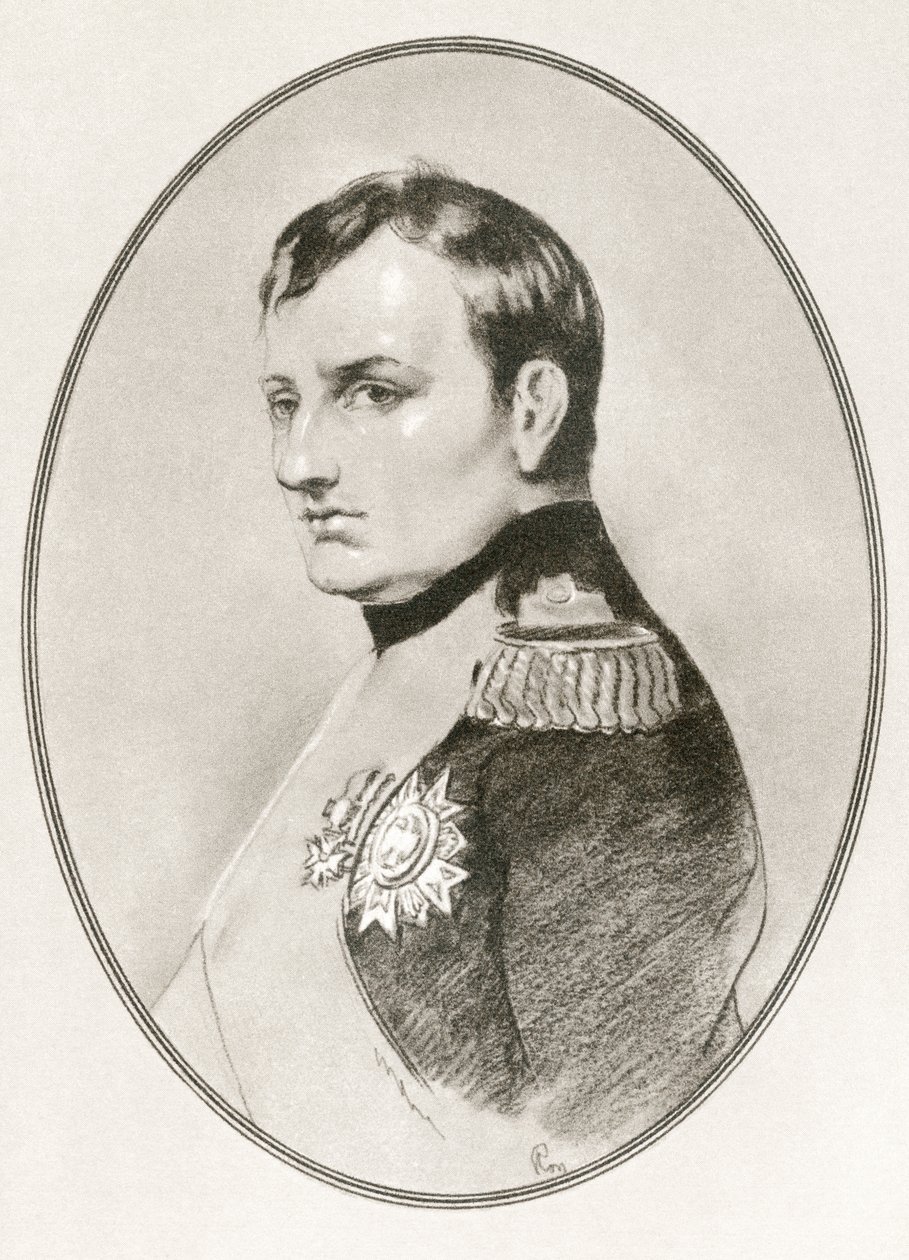 Napoleon Bonaparte, z Živé biografie slavných panovníků. od Ross Gordon
