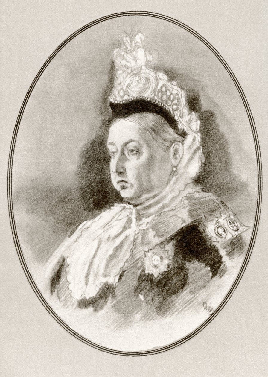 Victoria, z Živé biografie slavných panovníků od Ross Gordon