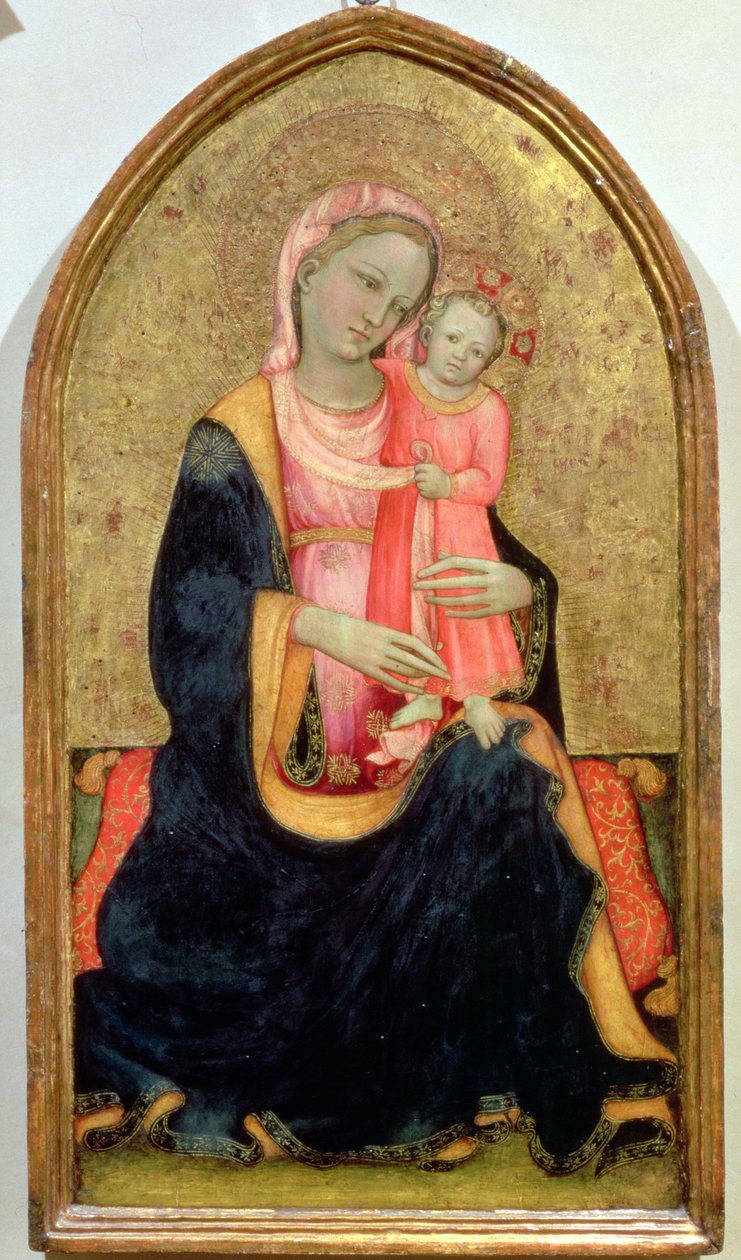 Madonna pokory (tempera na panelu) od Rossello di Jacopo Franchi