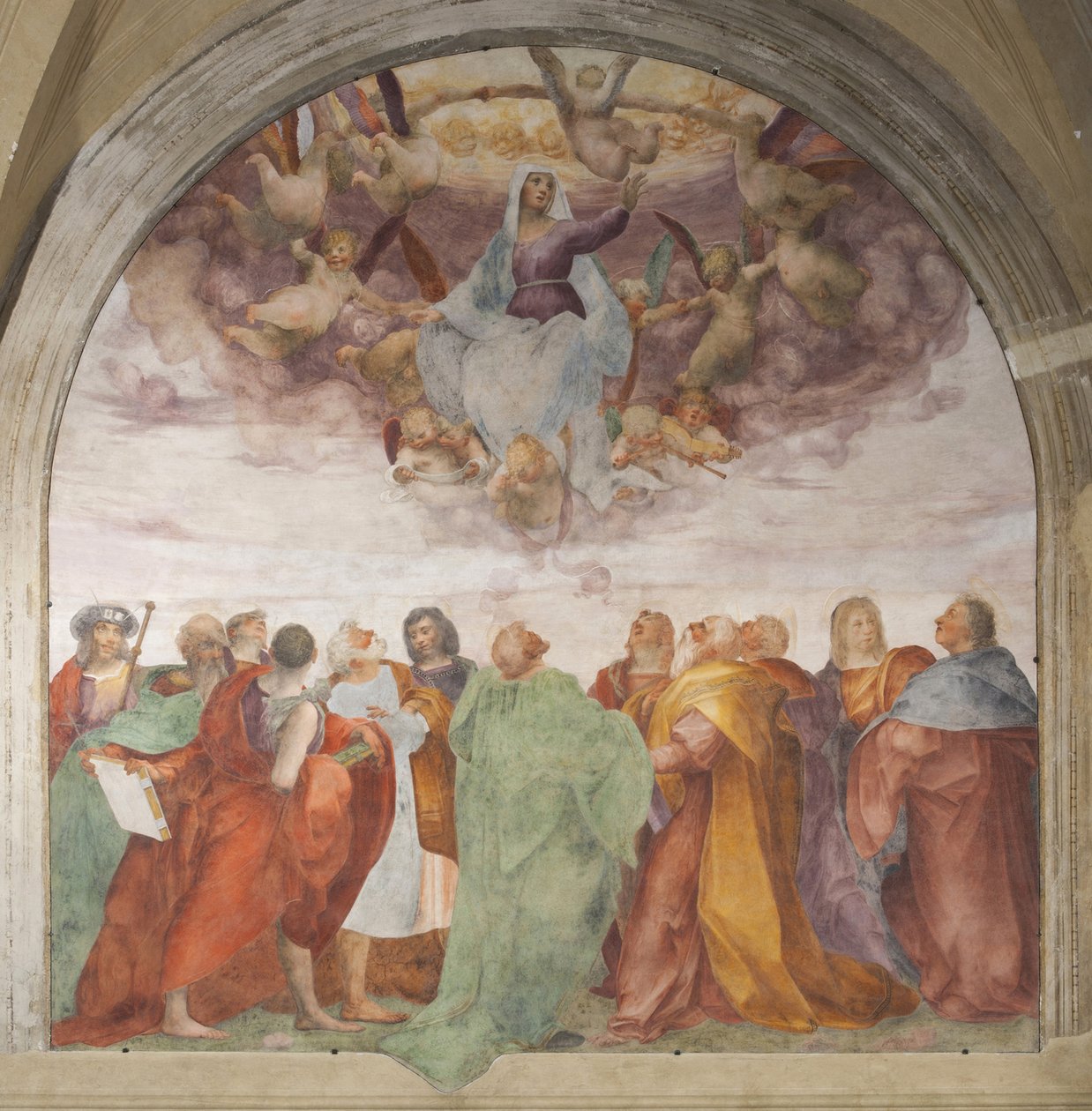 Nanebevzetí Panny Marie od Rosso Fiorentino