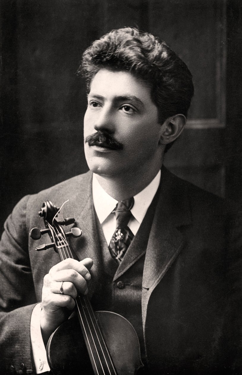 Fritz Kreisler 1875-1962, americký houslista a skladatel rakouského původu, 1907. od Rotary Photo