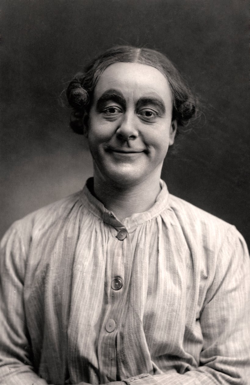 George Robey 1869-1954, hudební bavič, 1907. od Rotary Photo