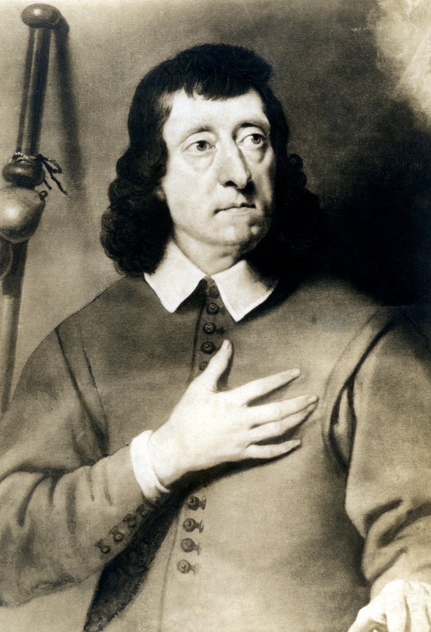 John Milton 1608-1674, anglický básník, počátek 20. století. od Rotary Photo
