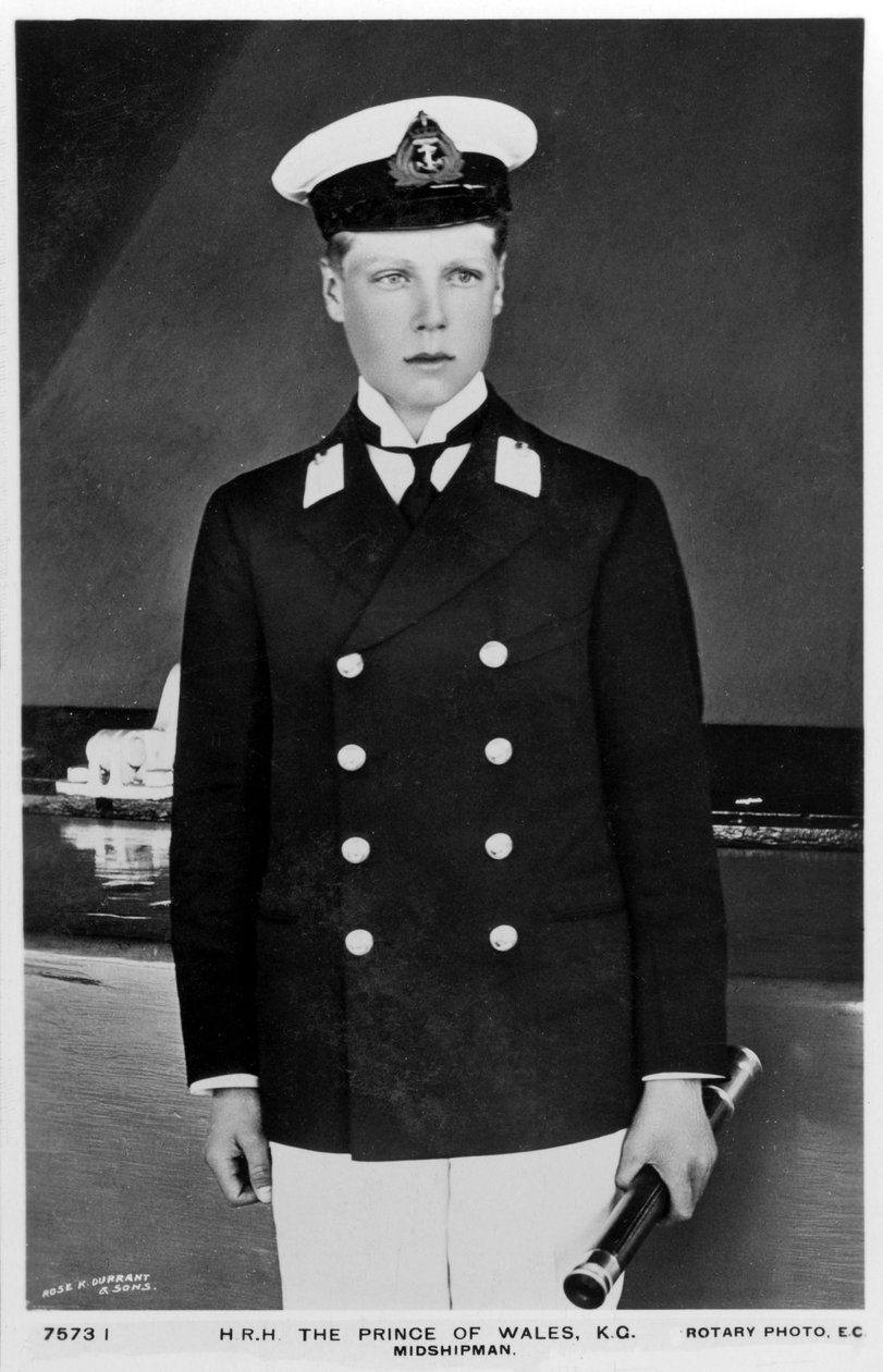 Princ z Walesu v uniformě praporčíka, 1910. od Rotary Photo