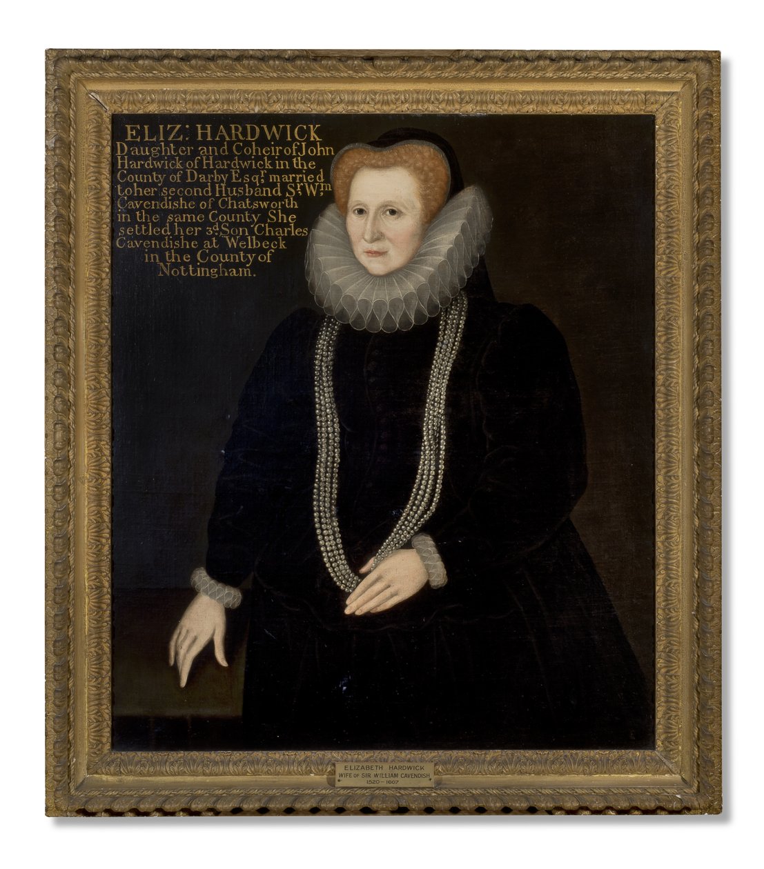 Portrét Elizabeth Talbotové, hraběnky ze Shrewsbury, známé jako 