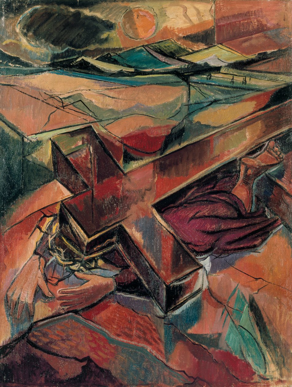 Kristus padající pod tíhou kříže, c1940 od Roy de Maistre