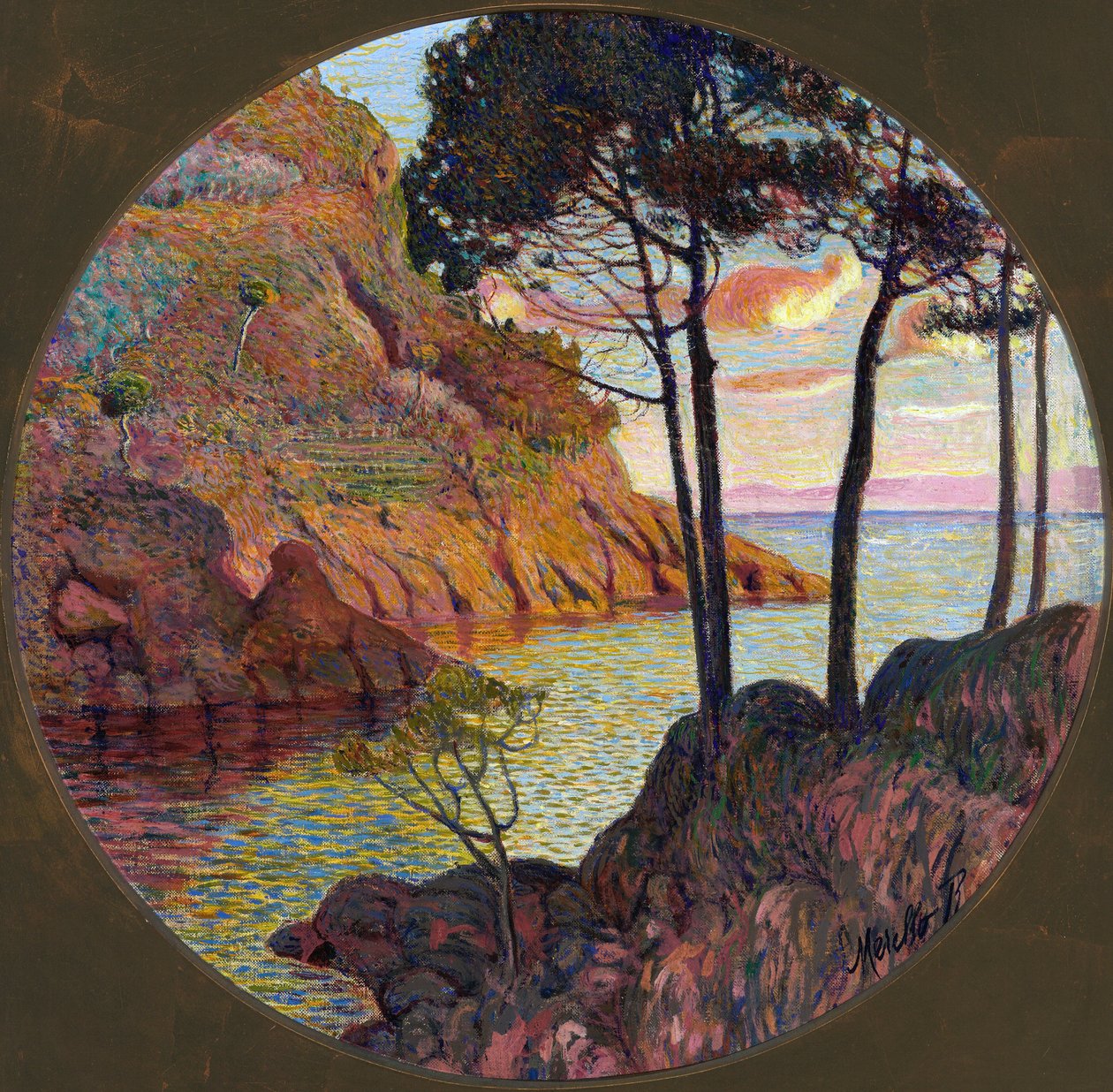 Pobřeží San Fruttuoso, kolem roku 1910 od Rubaldo Merello