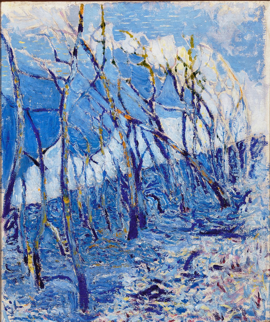 Krajina nebo Kaštanový les,. c.1918-21 od Rubaldo Merello