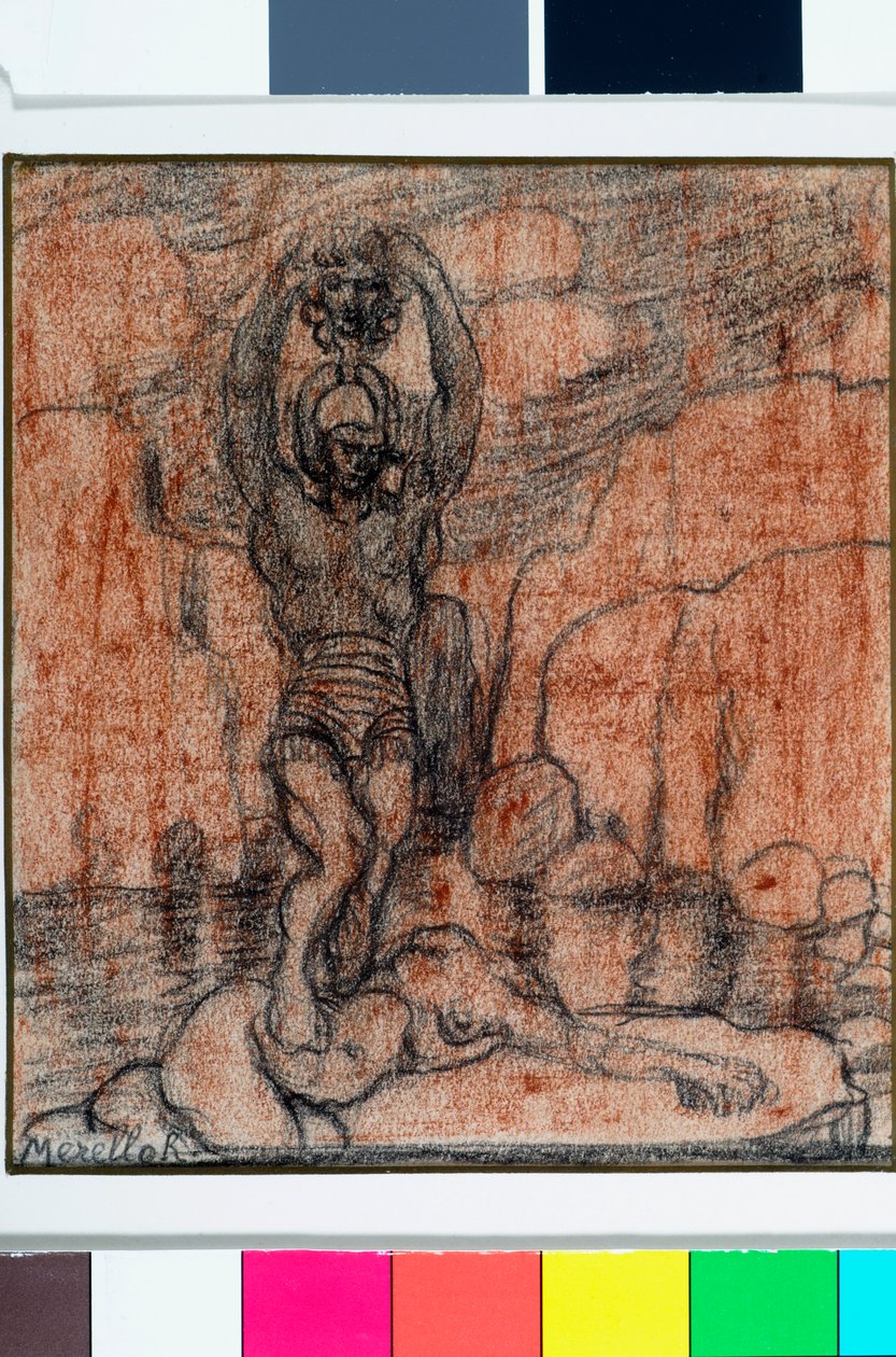 Perseus s hlavou Medúzy, kolem 1915-19 od Rubaldo Merello