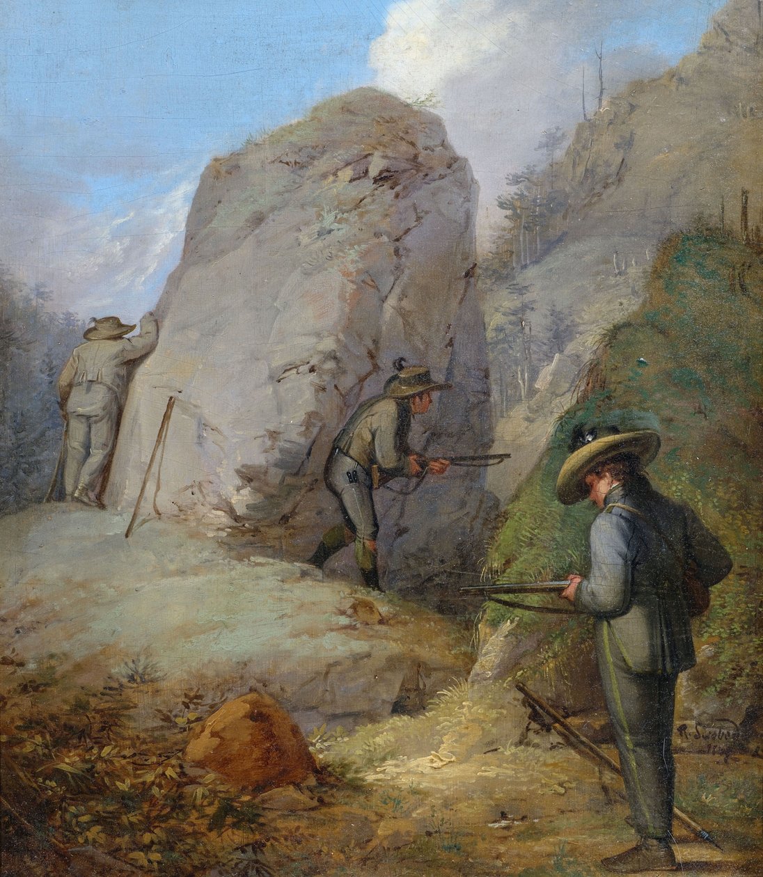 Herren Purgstall na pozoru. od Rudolf Swoboda der Ältere