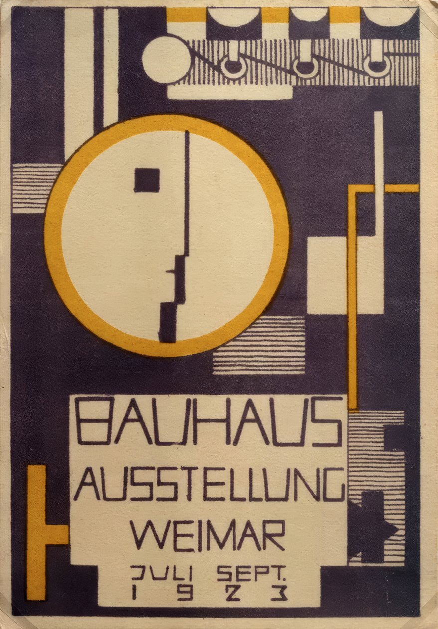 Výstava Bauhaus ve Výmaru, červenec–září 1923 od Rudolf Baschant