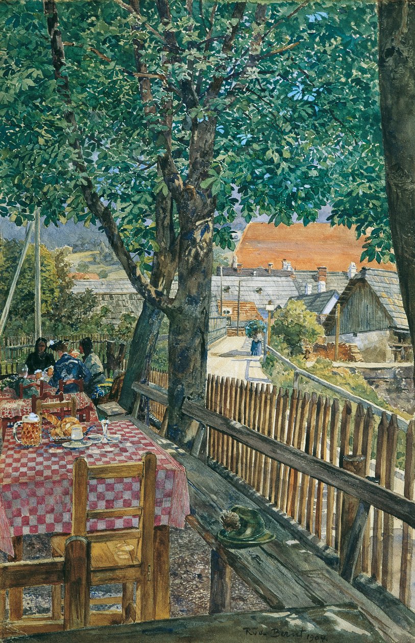hospodská zahrada od Rudolf Bernt